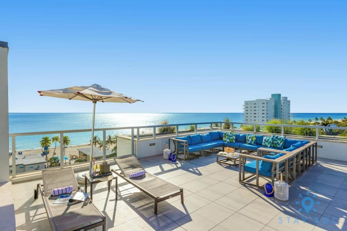 Lx Oasis Beachfront-Rt Infinity Pool Hollywood Eksteriør billede