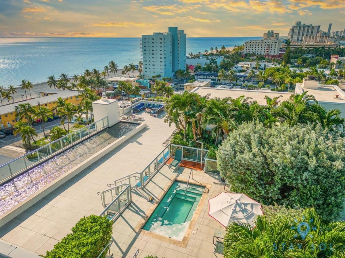 Lx Oasis Beachfront-Rt Infinity Pool Hollywood Eksteriør billede