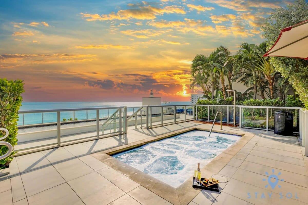 Lx Oasis Beachfront-Rt Infinity Pool Hollywood Eksteriør billede