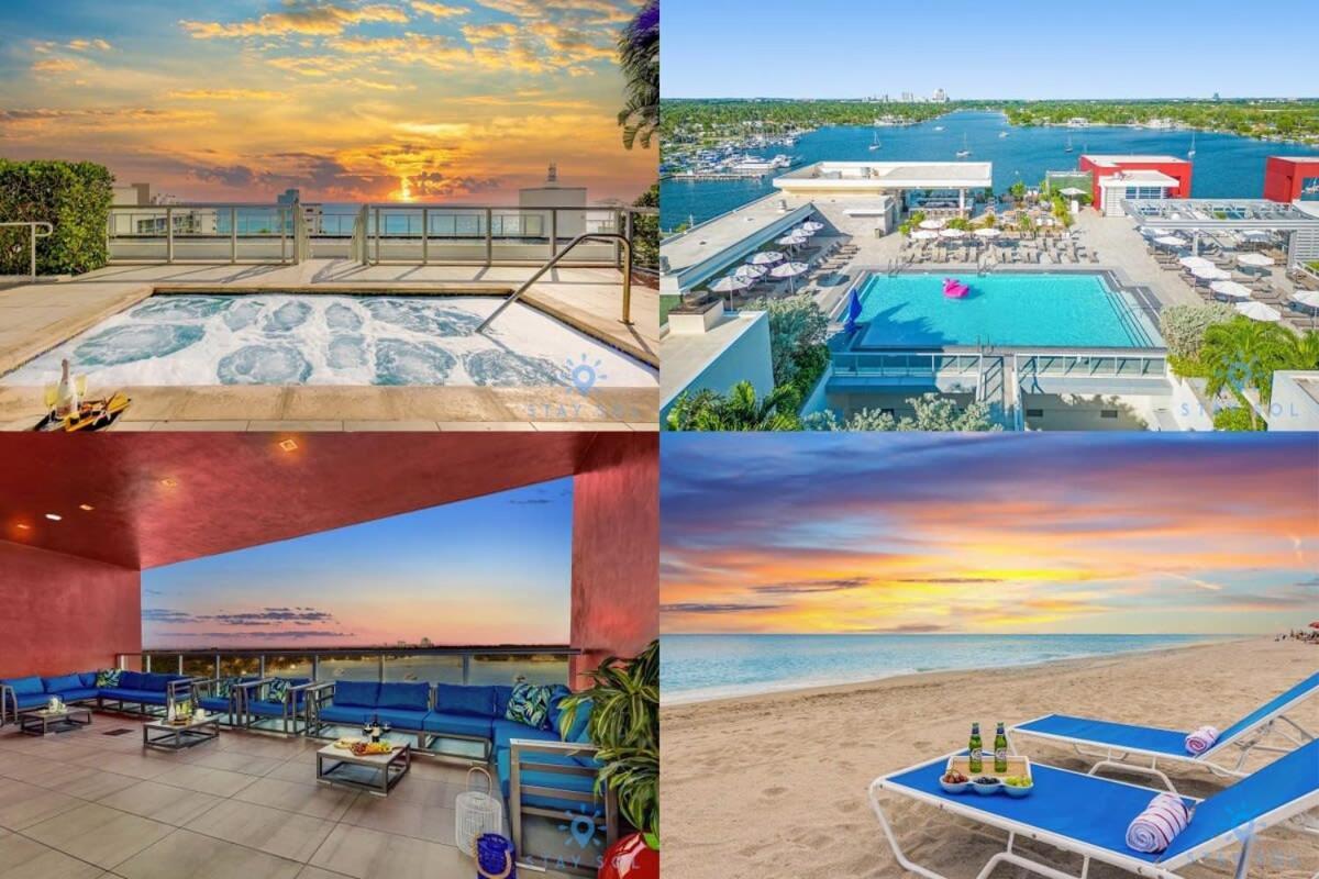 Lx Oasis Beachfront-Rt Infinity Pool Hollywood Eksteriør billede